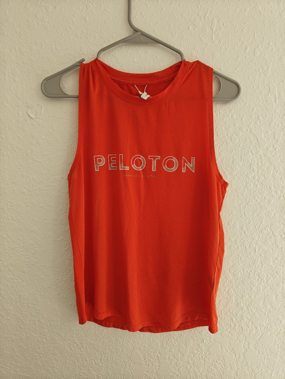 Spiritual Gangster Peleton Women's Orange Workout Tank Top Size Small